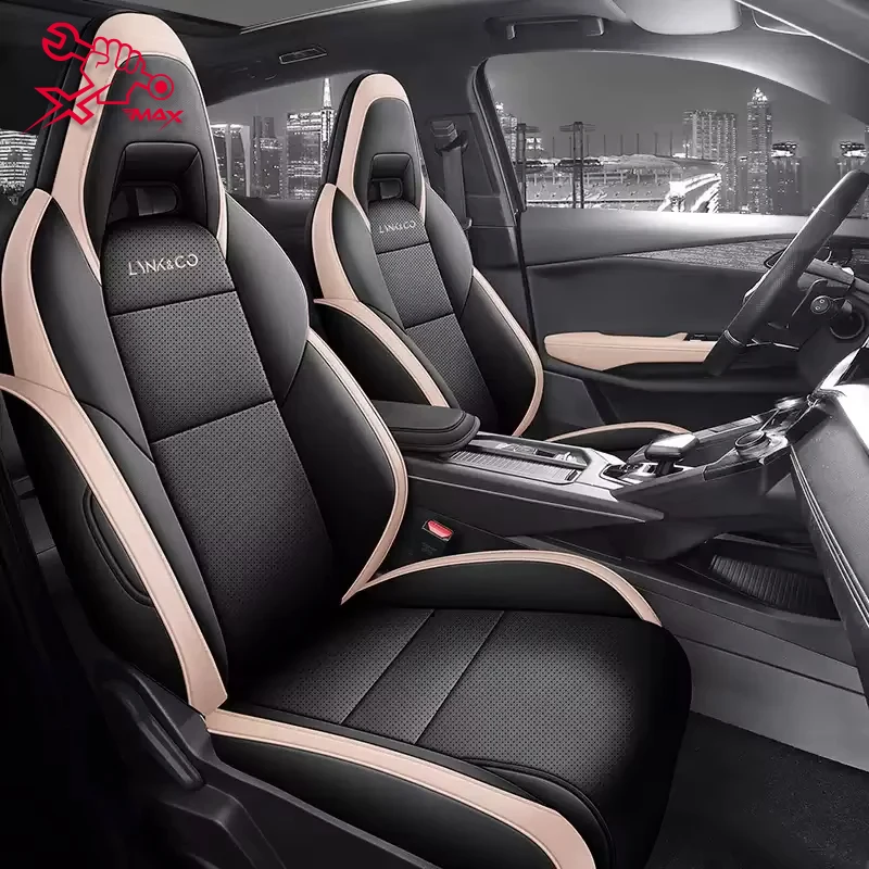 

Для LYNK & CO 03 Plus Pro 2024, левый чехол на автомобильное сиденье, индивидуальный чехол на сиденье, всесезонные полностью окруженные подушки сиденья