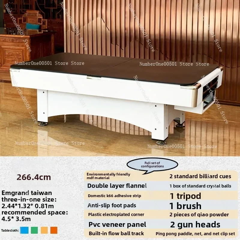 Home multi-functional dining table 3 in 1 pool table ping pong table