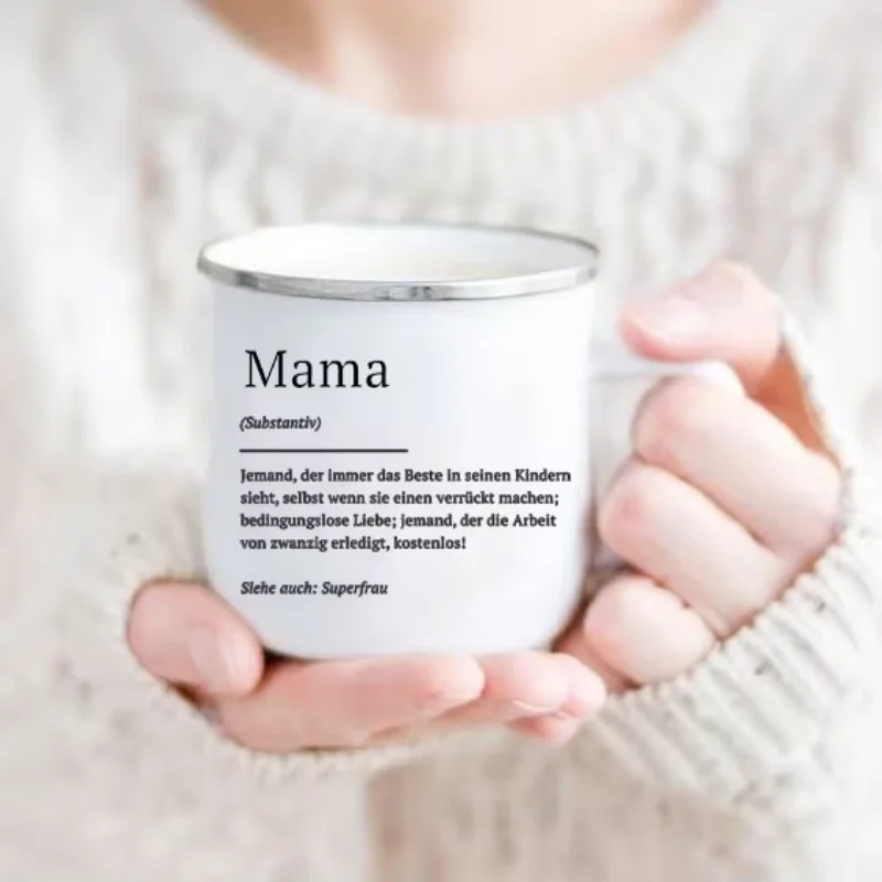 Mother drink cup Mothers Day Gift for mom Mommy Birthday Gifts Best Mom Ever Mug Mommy Coffee Mugs tea enamel cups