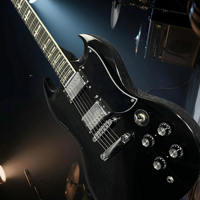 Free Shipping New Black SG Electric Guitar Mahogany Body Rosewood Neck HH Pickups Beginner Sliver Pickups 22 Tone 6-String