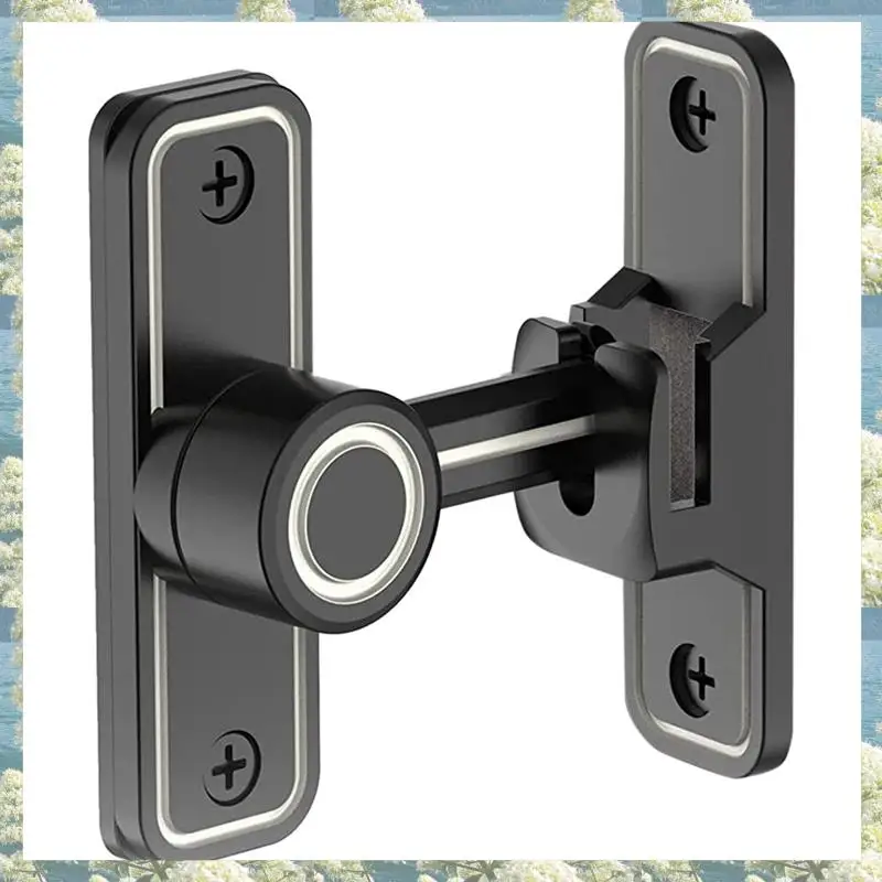 Kait Gerbang Tugas Berat 90 Derajat Sudut Kanan Kunci Pintu Gudang Anti Maling Kait Kunci Pintu Geser untuk Taman