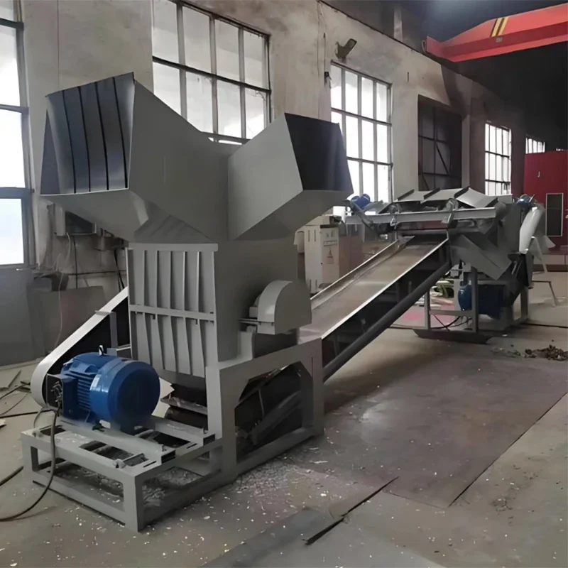 Large plastic crushing and cleaning production line can be customized according to raw materials