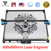 TwoTrees 600x600mm Laser Engraver 40W/80W TTS-55 PRO/TTS-10 PRO Metal Laser Engraving Machine Wood Leather Cutting Machine