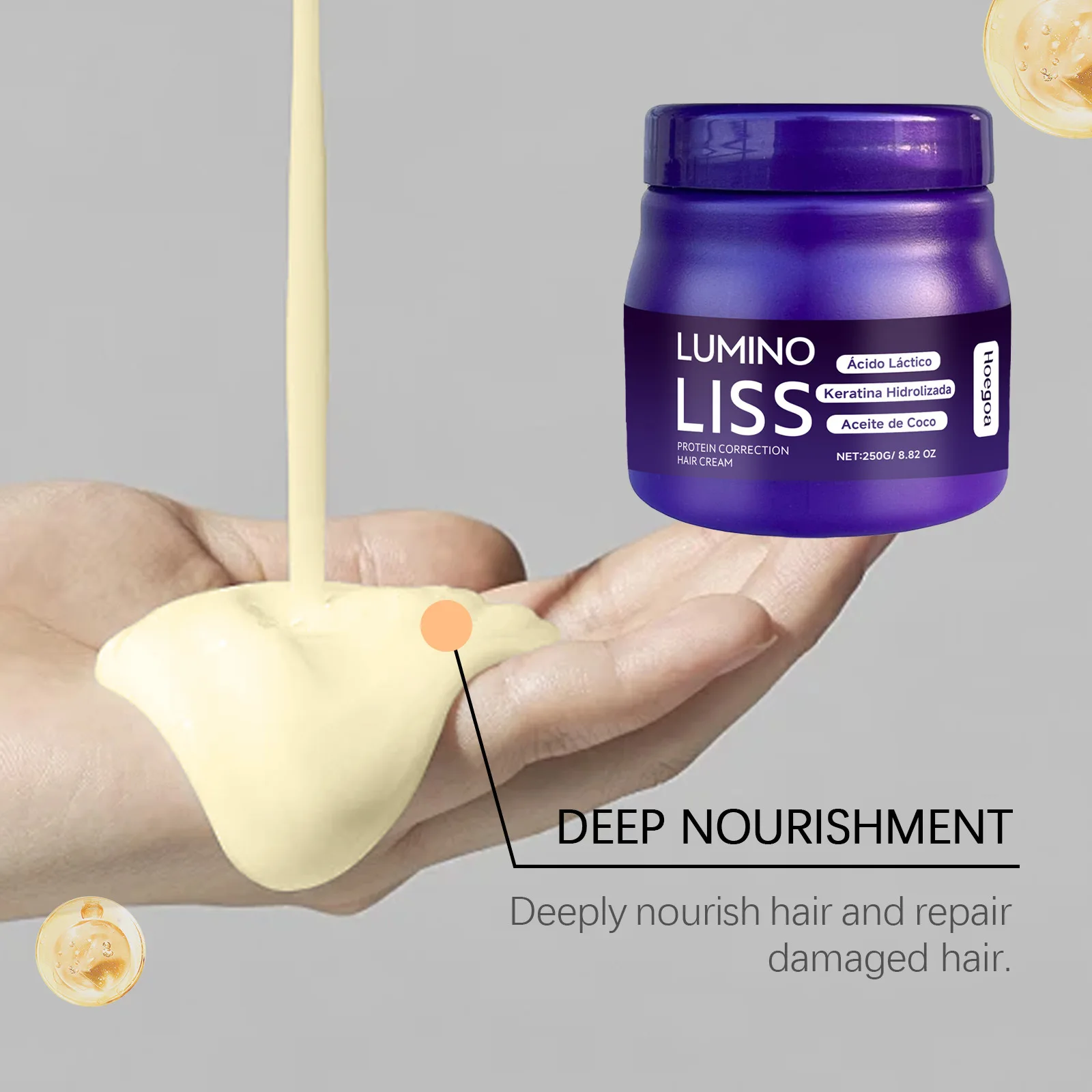 Repair Hair Mask Keratin Deep Nourishing Dry Frizzy Damaged Treatment Collagen Magical 5 Second Soft Shiny Straightening Cream gallery 4