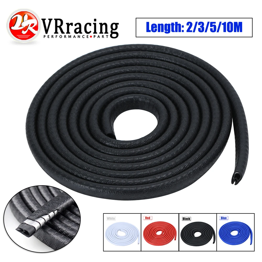 Universal U Type Car Door Protection Edge Guards Trim Styling Moulding Scratch Protector Strip Rubber Automobile Door Stickers