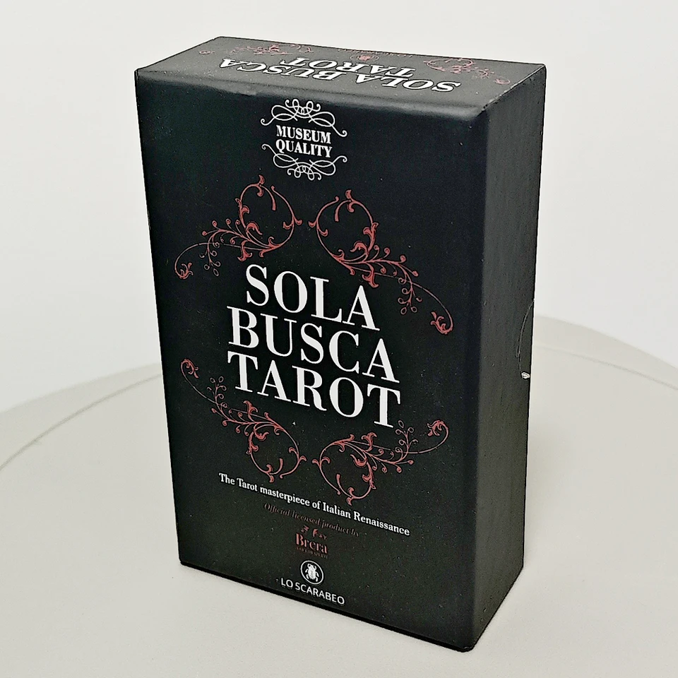 Sola Busca Tarot Deck In Rigid Box 78 Pcs Vintage Tarot Cards