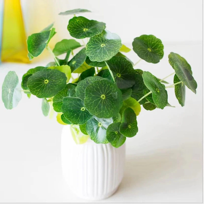 Artificial Plants Lotus Leaf Potting Material Festival Decoration Household Products Garden Pool Aquatic Green Plants Bonsai Diy