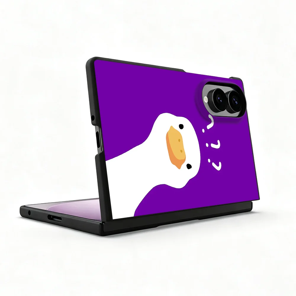 Luxury Phone Cover Case for Samsung Galaxy Z Fold 8 ZFold Wide ZFold8 Z Fold8 Wide Interesting Ducks