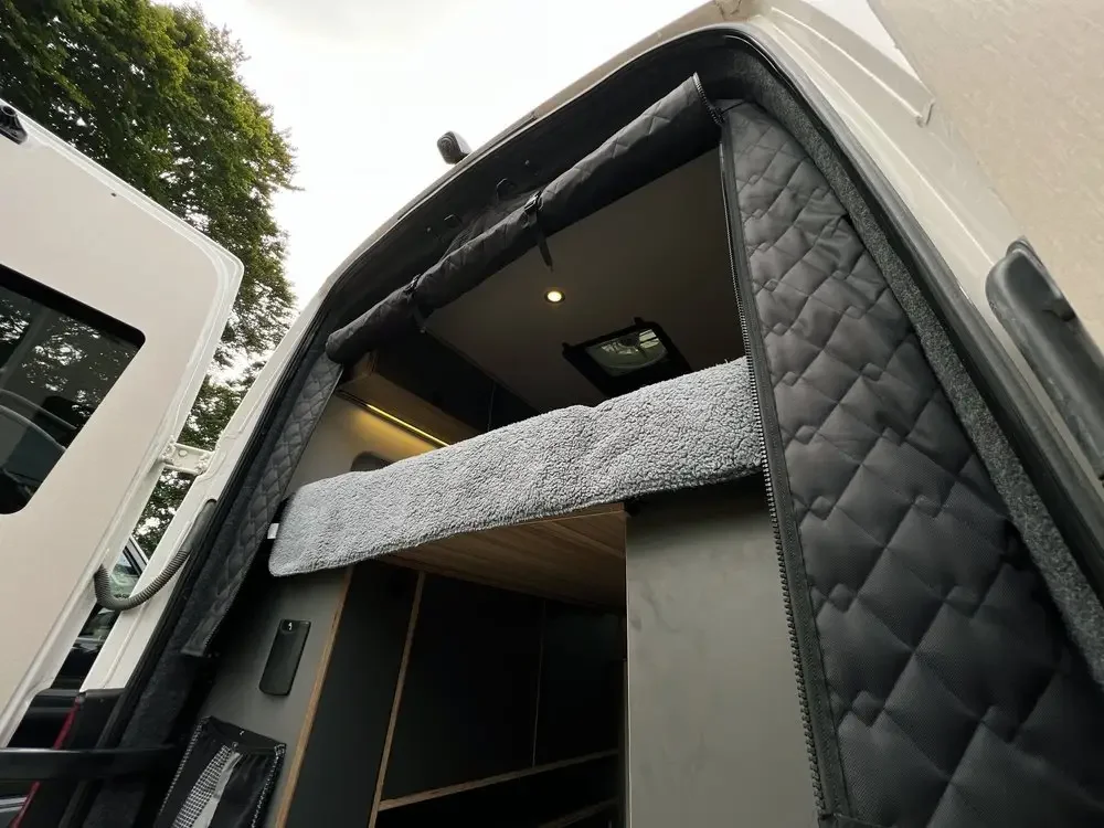 

For Fiat Ducato Peugeot Boxer Citroen Relay 2006+ Ram Promaster Rv Insulated Thermal Screen Curtain For Rear Barn Door Tailgate