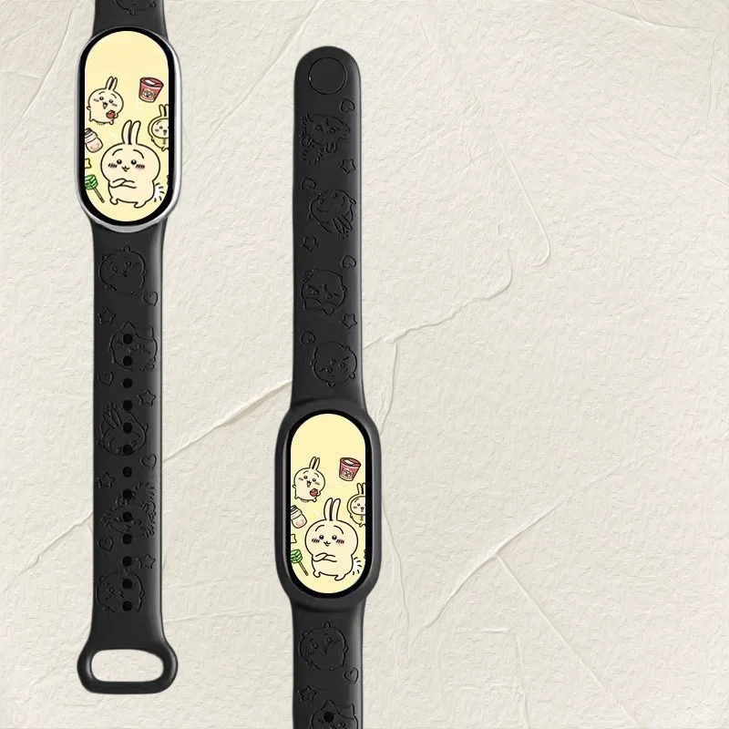 Chiikawa,portabl-In Stock cartoon Quick Release Strap for Xiaomi Mi Band 10 9 8 NFC Standard Version CompatibleVersion - view 3