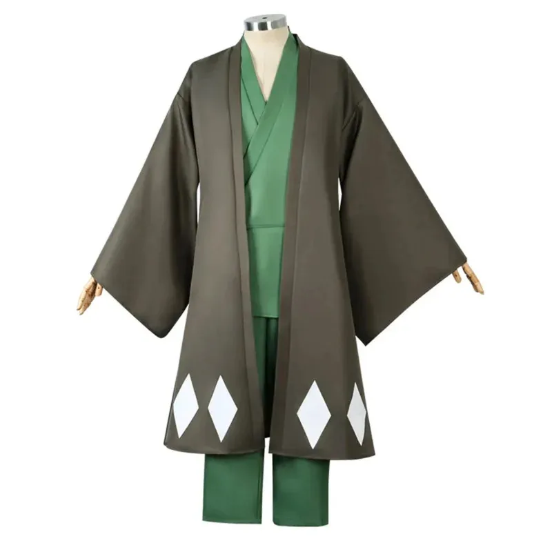 أنيمي بليتش تأثيري Urahara Kisuke هالوين كرنفال زي حفلة الرجال النساء الأسود كيمونو السراويل قبعة وتتسابق Cl CJ91x;4'b,5;y,8