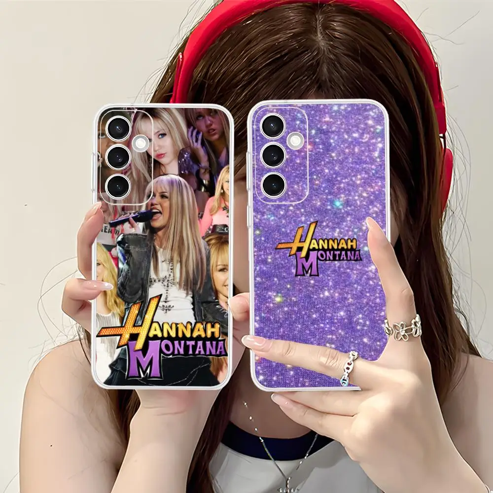 Hannah Montana Phone Case for Samsung Galaxy S25 S24 S23 S22 S21Plus FE Ultra Soft TPU Clear Shockproof Cover