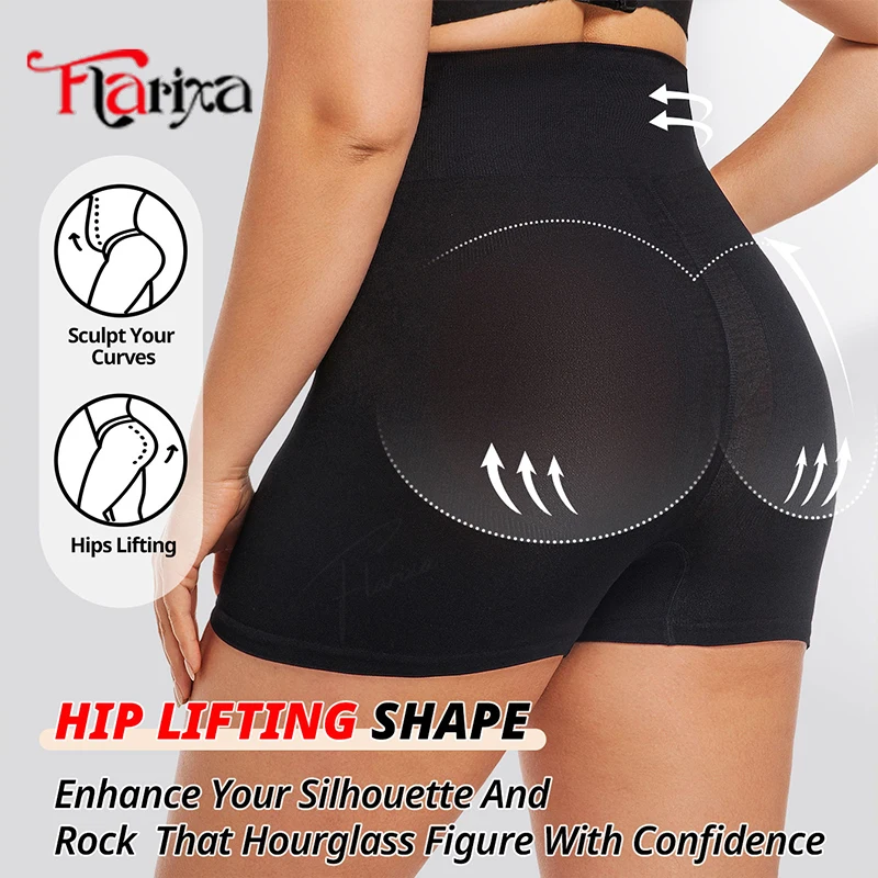 Flarixa حجم كبير البطن المشكل سراويل السنانير مدرب خصر السراويل عالية الخصر البطن التحكم بعقب رفع شكل الجوارب رفع