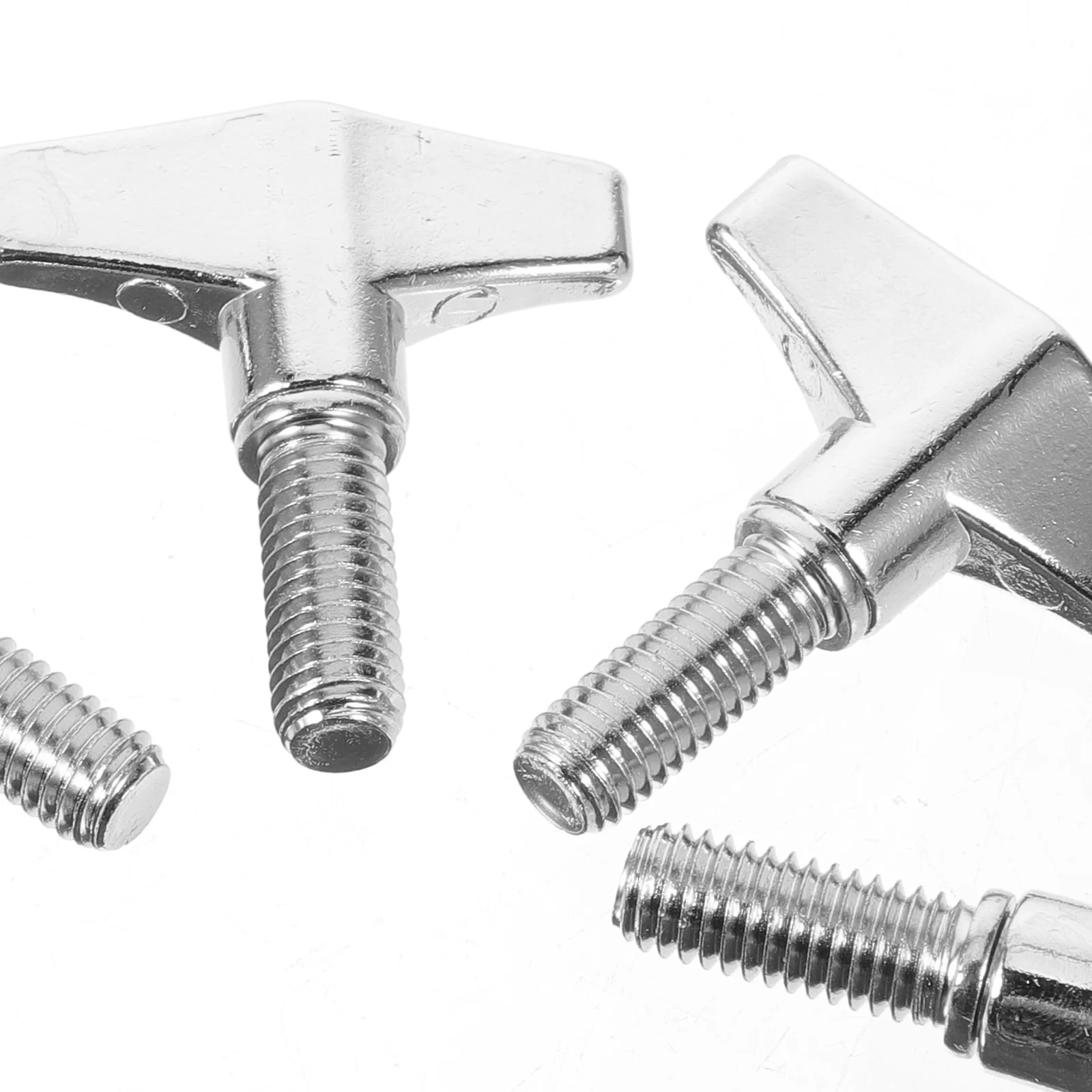 

4 Pcs Drum Rack Accessories Drums Wing Screw Stand Parts Cymbals Replacement Hardware