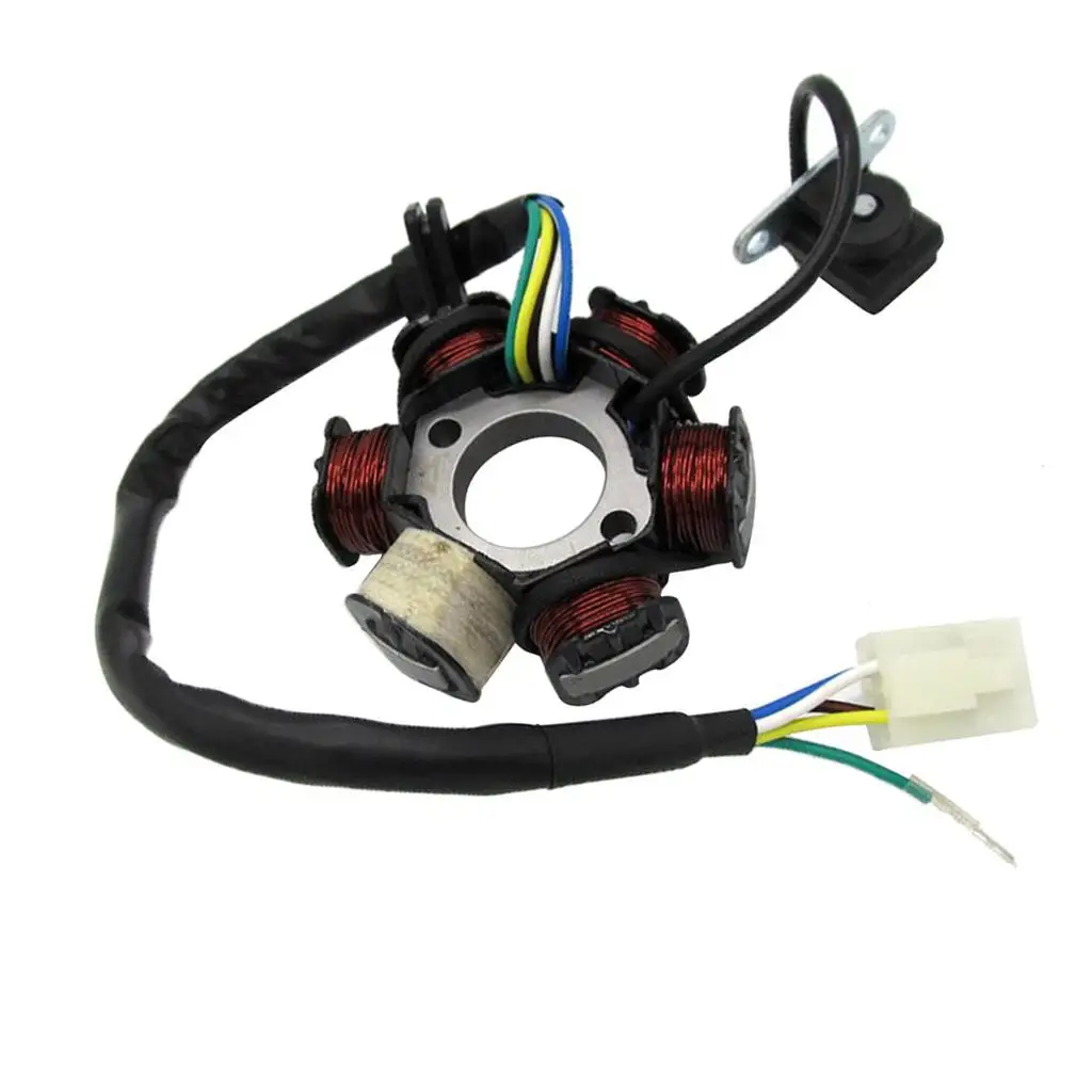 Ignition Magneto Stator Coil Assembly Electric Scooter Accessories for 50cc-150cc Dirt Bike ATV Moped