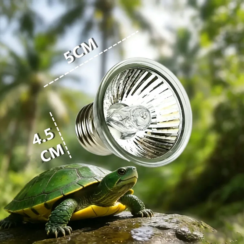 20/50/75W Wärmelampe UVA UVB Reptilien-Konstanttemperaturlampe Vollspektrum-Sonnenlampe Wärmelampe für Haustiere Hühnerstall Schildkrötenlampe – Detail 4