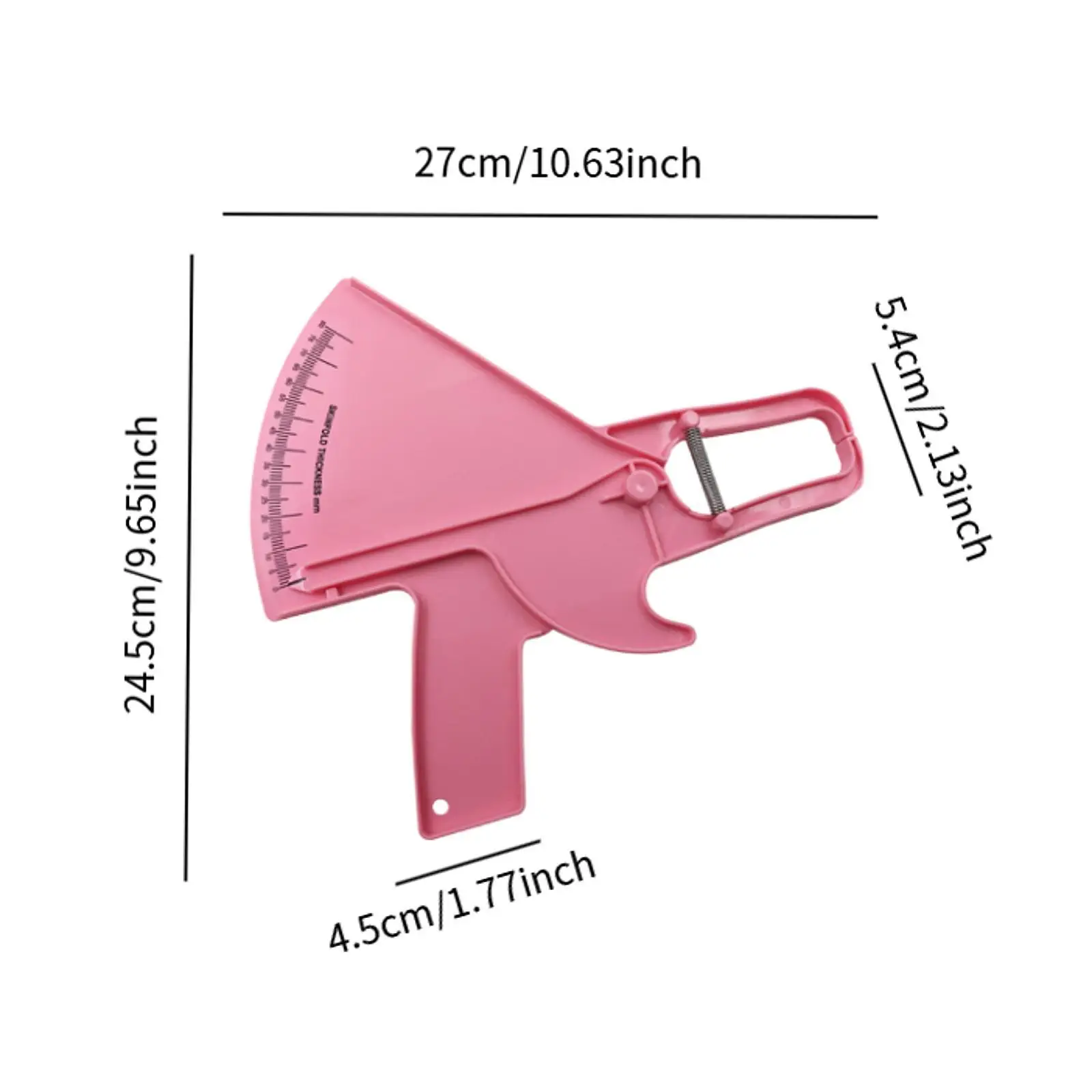 Caliper Tool for Body Measurement, Professional Skinfold Device