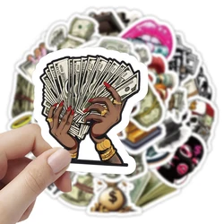 10/30/50pcs Funny Cartoon Money World Stickers Graffiti Waterproof Sticker for Laptop Luggage Skateboard Vinyl Decals Kids Gifts