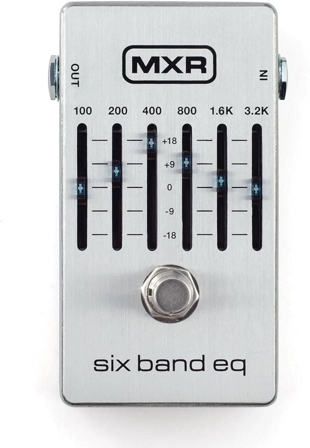 

6 Band EQ Guitar Pedal ±18dB Boost Cut True Bypass