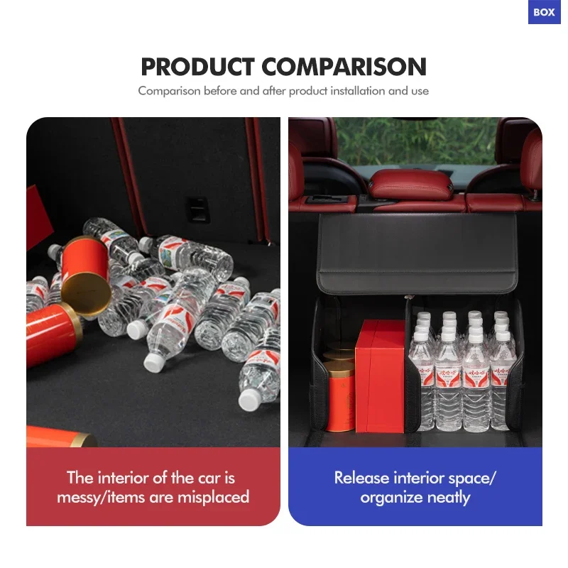 Car Trunk Storage Box Multiuse Portable Storage Organizer Tool For Volkswagen VW Passat Golf 4 5 6 Tiguan Polo Scirocco Jetta CC