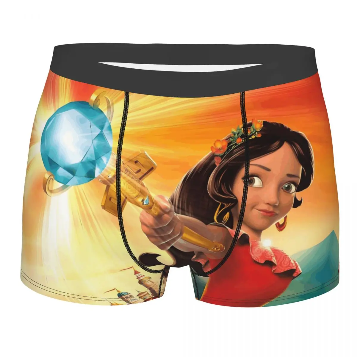 

Custom Anime Elena Of Avalor Boxers Shorts Mens Cartoon Cute Briefs Underwear Funny Underpants