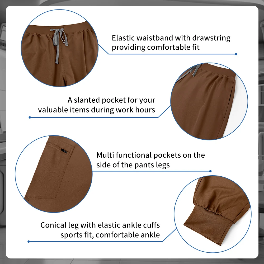 Accessori per infermiere Donna Sala operatoria Abbigliamento chirurgico Manica corta Lavoratori Tuta infermieristica Toelettatura animali Uniformi mediche Tuta da lavoro