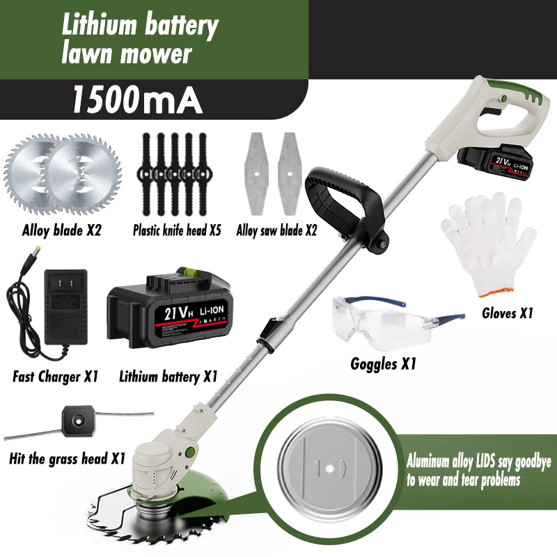 

Высококачественная сельскохозяйственная маленькая бытовая газонокосилка с литиевой батареей, портативный садовый кусторез, газонокосилка