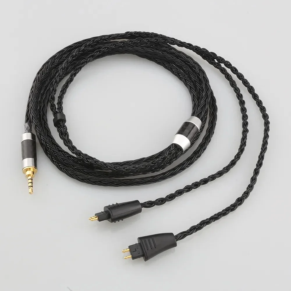 16 Core 7N OCC Black Headphone Earphone Cable For FOSTEX TH900 MKII MK2 TH-909 TR-X00 TH-600 Headphone