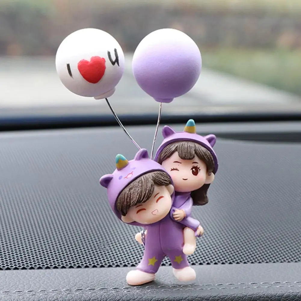 

Cute Cartoon Couple Car Decoration Car Decor Cute Cartoon Couple Car Ornaments Adorable Dashboard Decorations for Auto Home