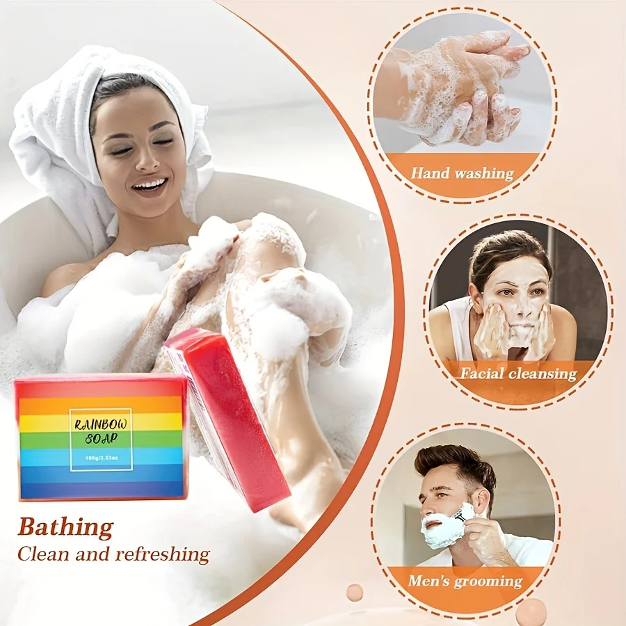 GZE Three Color 3 in 1 Handmade Soap Body Restore, Healthy Glow, Rejuvenating, Exfoliating Private Intimate Part