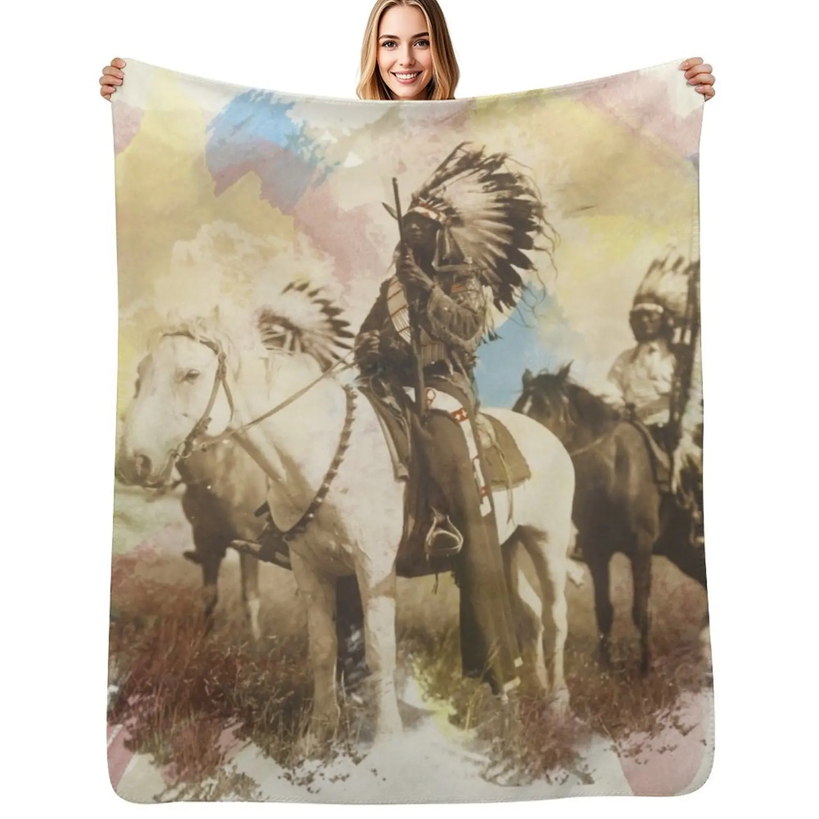 

Sioux Chiefs Throw Blanket Heavy Weighted Thermal Blankets