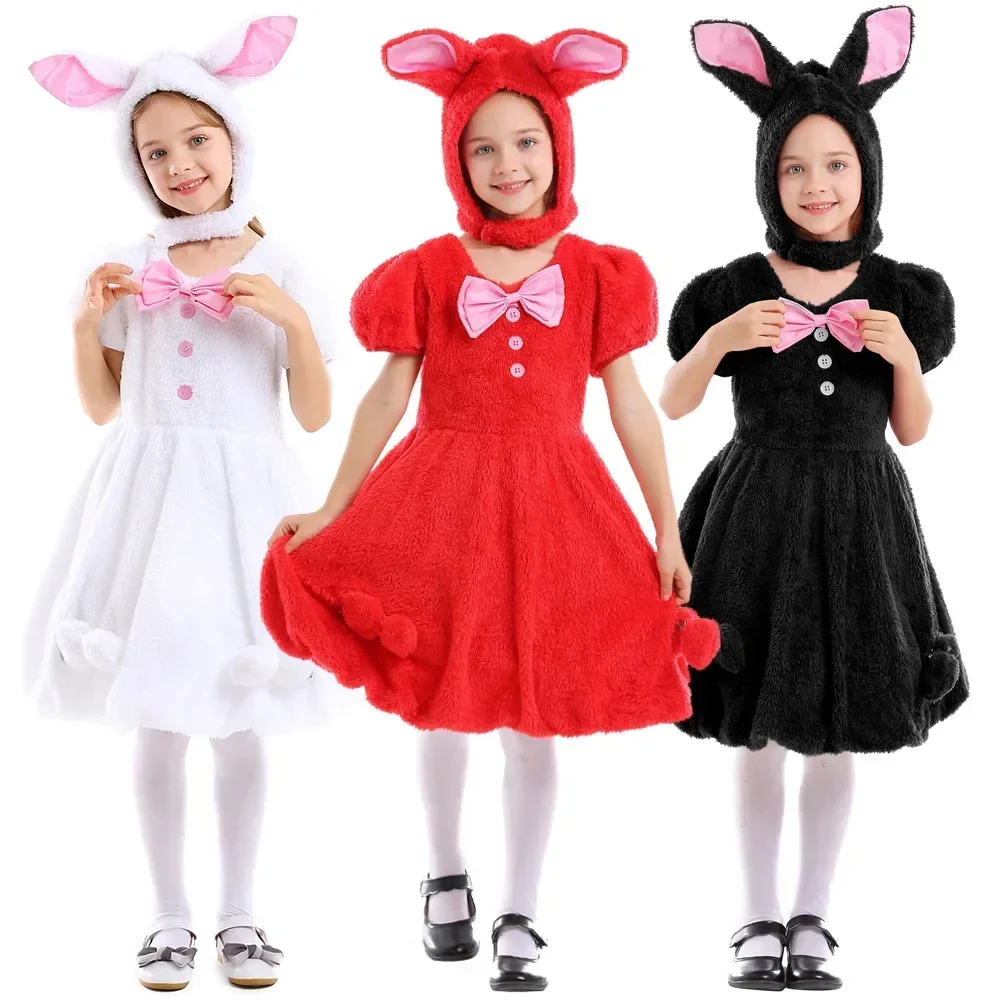 

Children's Cosplay Cute Rabbit Animal Party Drama Stage Costumes