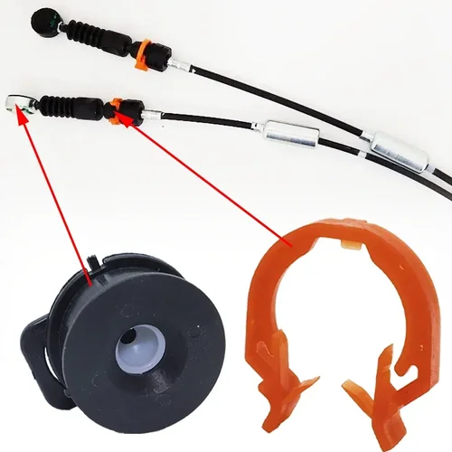 Imagen 2 del producto 2X buje de Cable de cambio caja de transferencia de transmisión Manual para Chevrolet Spark 1,2 2013 2014 2015 2016 2017 buje Selector de engranajes