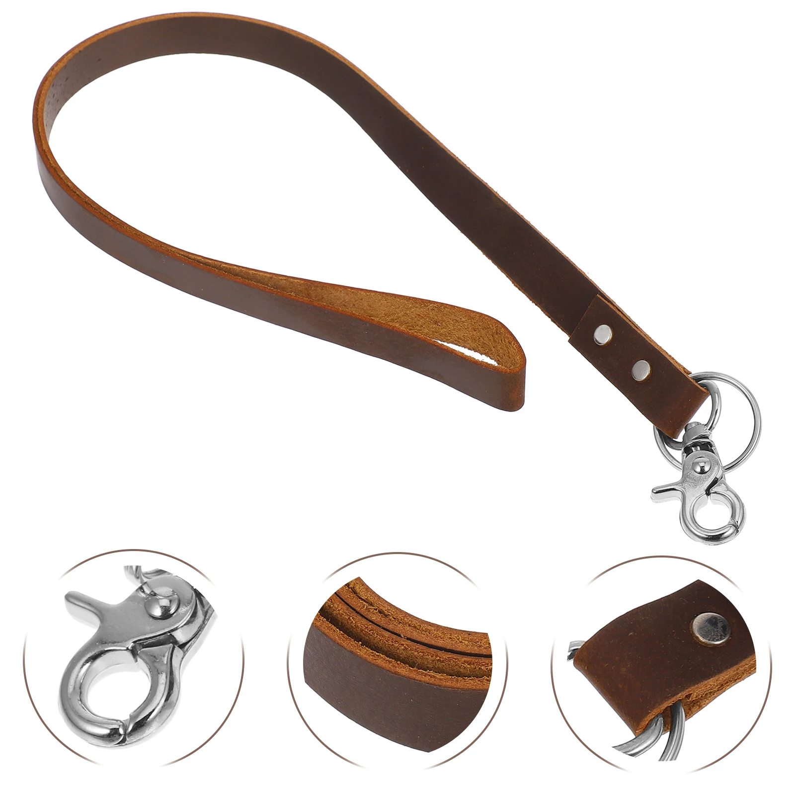 

ID Badge Lanyard Keychain Metal Lanyards Card Holder Hanging Ropes for Badges Multi-function Company