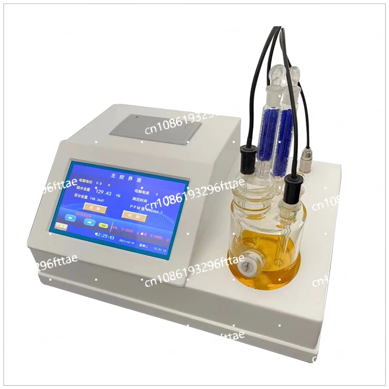 

Automatic Karl Fischer Micro Moisture Meter Diesel Oil Testing Coulomb Electricity Moisture Meter