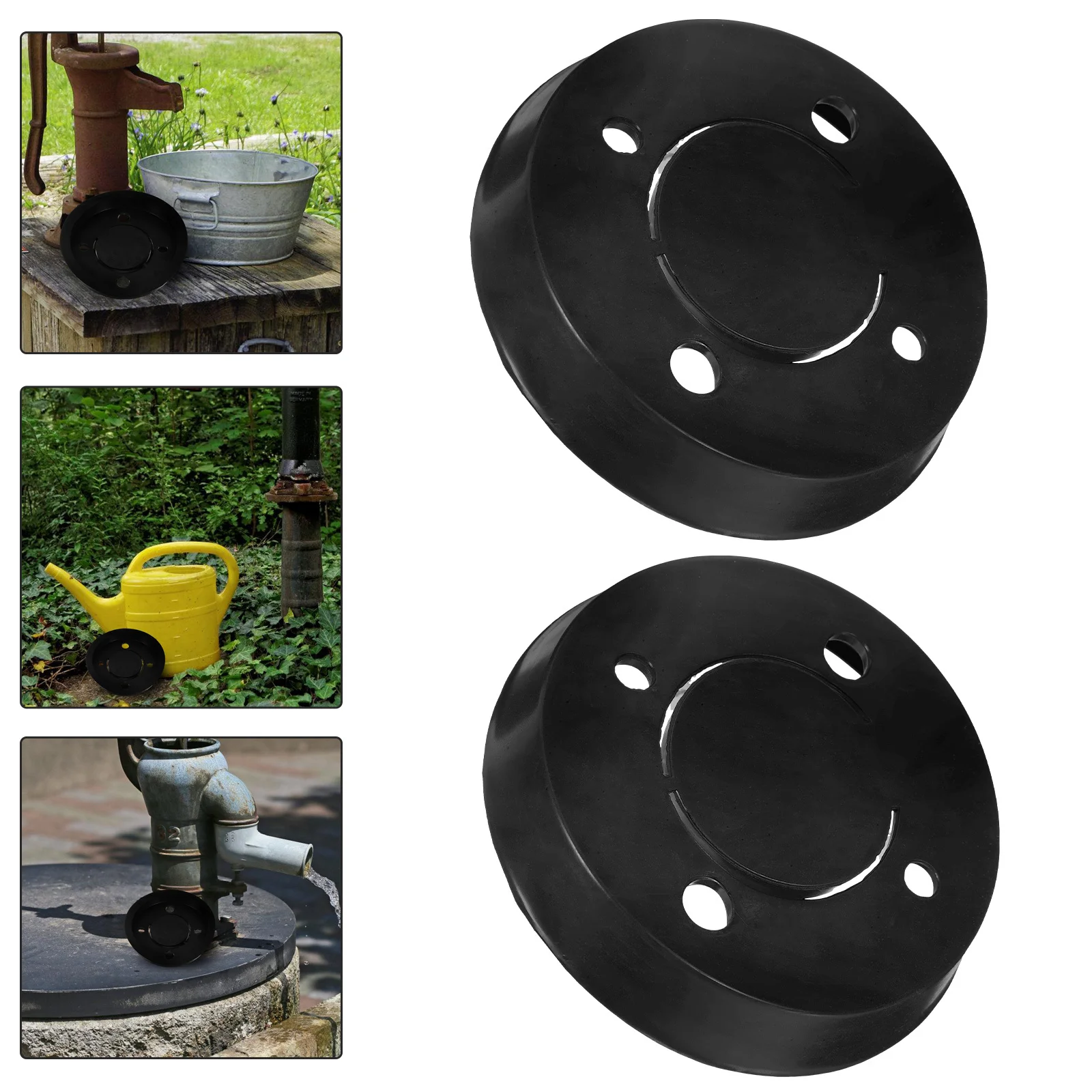 

10pcs Pitcher Seal Cup Rubber Water Pump Cup For Manual Pressure Pump Replacement Universal Drive Accessories Leakproof Durable