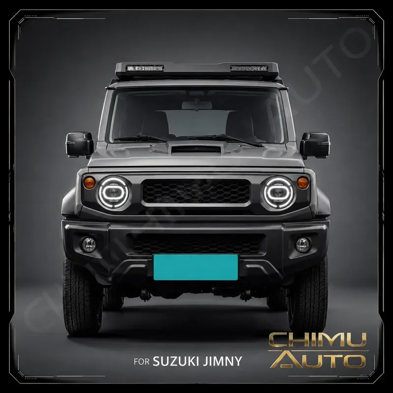 【CHIMU AUTO】LED Offroad Work Light for Jimny JB64 JB74 2018+ High Brightness Front Headlamp Assembly Retrofit Kit