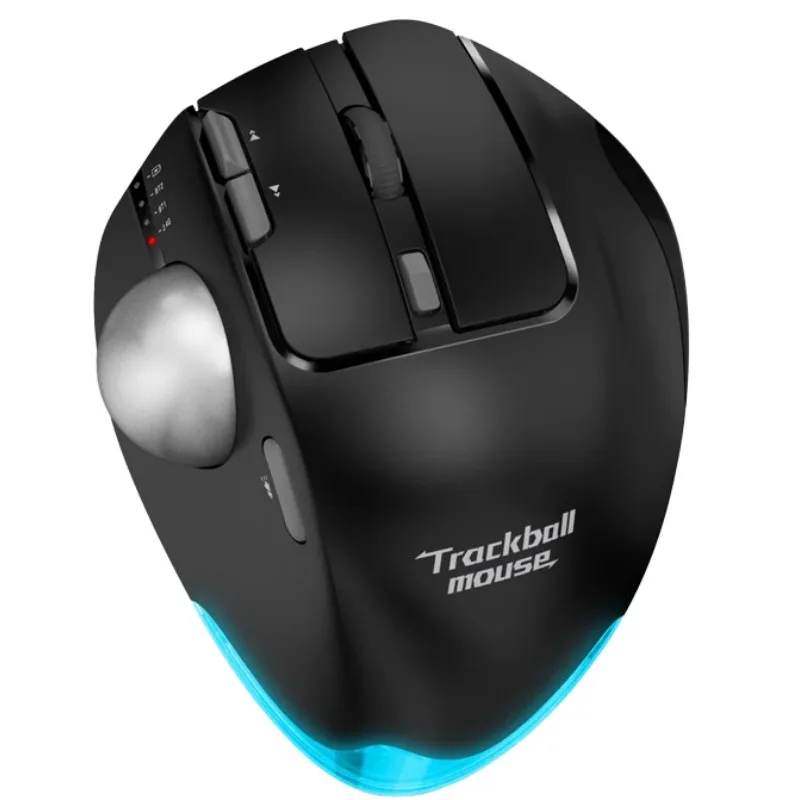 

ZELOTES Trackball Mouse Tri-mode Bluetooth Wireless 2D/3D Professional Cross-screen Designer CAD Drawing PS Ergonomic