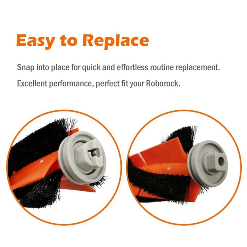 Xiaomi Mi مكنسة كهربائية روبوت ، فرشاة رئيسية ، فلتر Hepa ، فرشاة جانبية ، قماش ممسحة ، مجموعة غطاء ، 2 Roborock S50 ، أجزاء S51