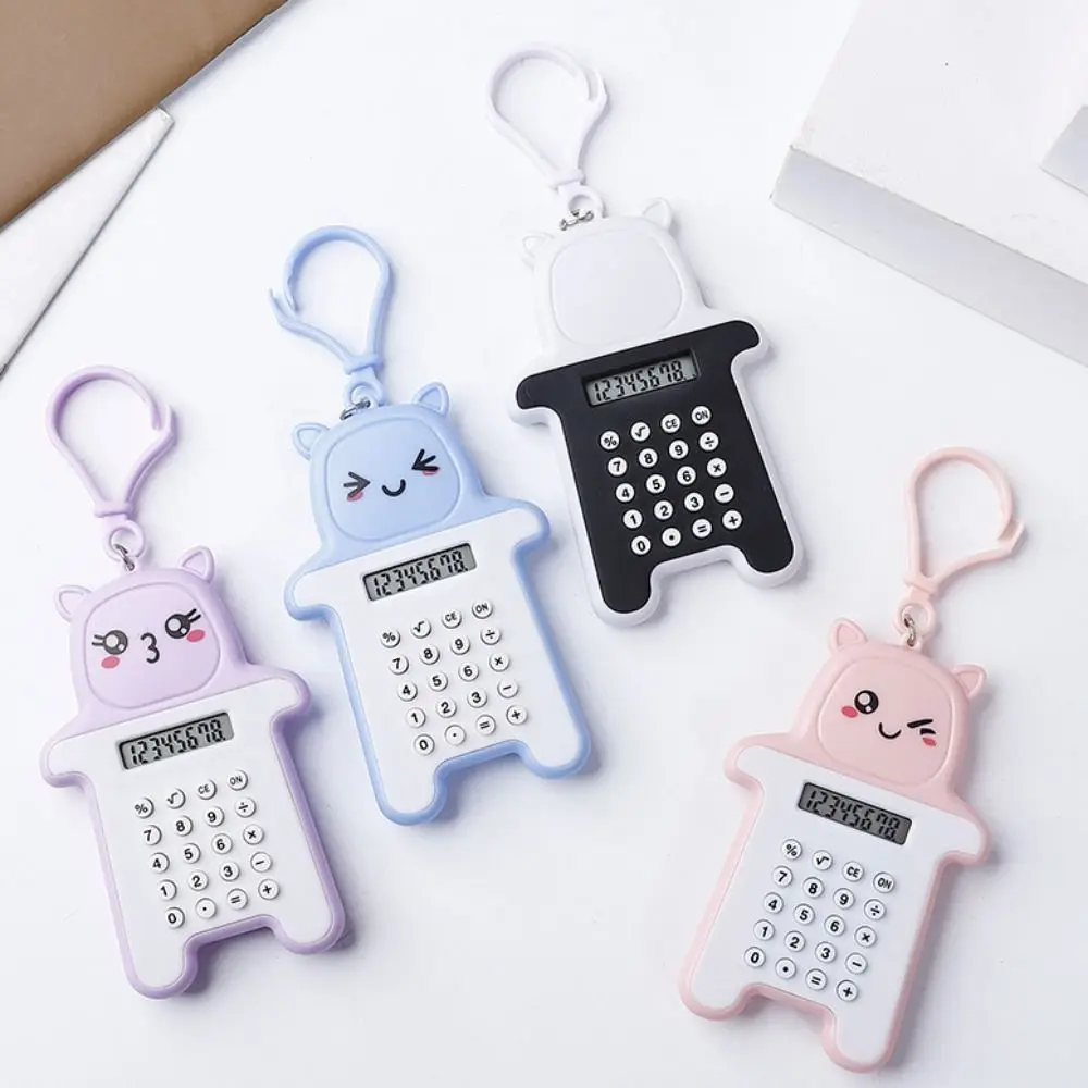 Portable Kawaii Mini Calculator Maze Candy Color Student Stationery Lightweight 8 Digits Display School Supplies Student