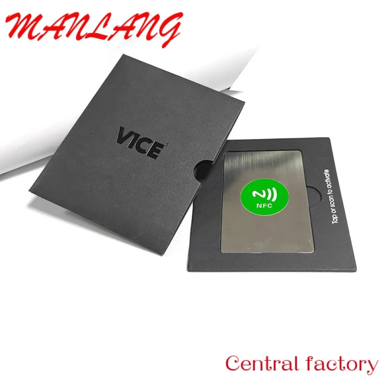 Custom  Hots Accs Control Card aterproof Busins Card Custo etal N Rfid Card