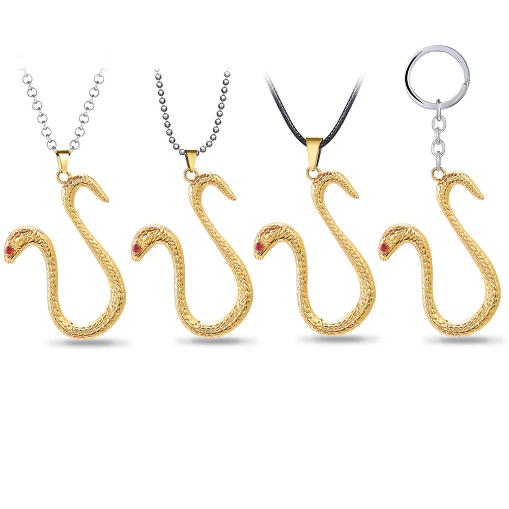 One Piece  Anime Boa Hancock Snake Figure Model Kids Toys Gift Metal Keychain Pendant Jewelry