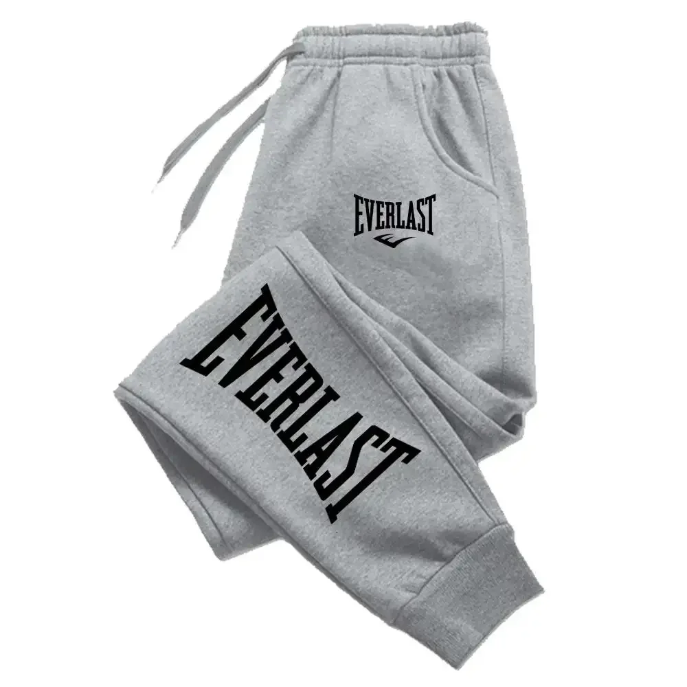 

2025 Trousers Fleece Streetwear Sport Oversized Jogger Sweat Pants EVERLAST Men Women Jogging Sweatpants Running 2025 Clothing