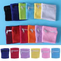 1Pc Wrist Purse Bag with Zipper Running Travel Bike Safe Sports Wristband Outdoors Portable Wrist Protection Zipper Bag Supplies