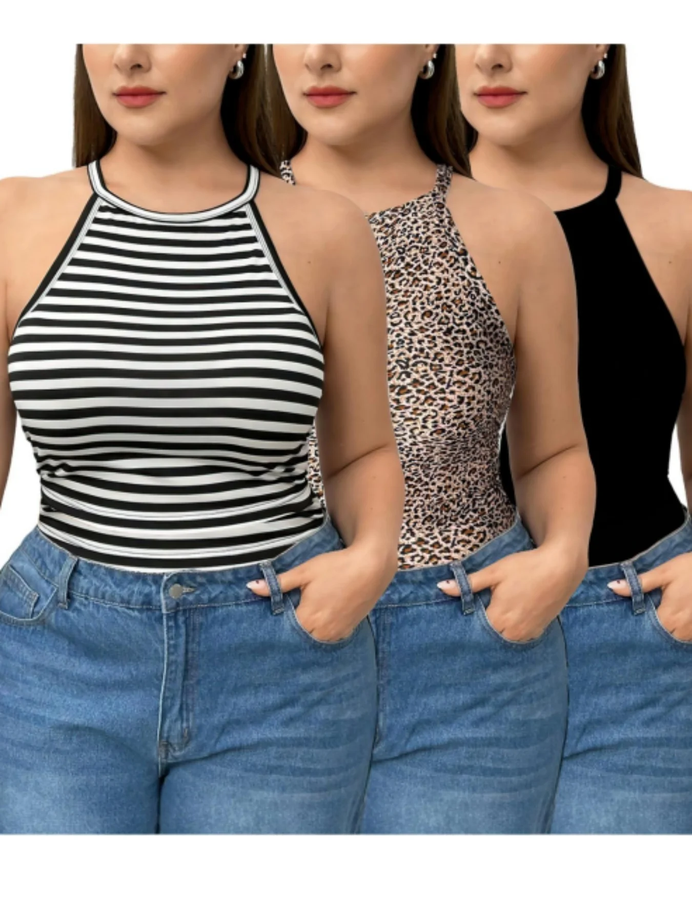 

Spring and summer soft breathable comfortable home wear and outing commuting inner wear large size vest