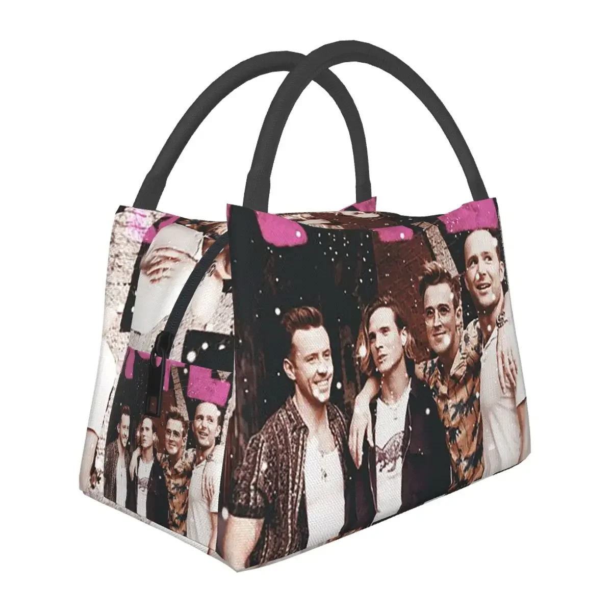 أكياس الغداء ماكفلي باند معزول بينتو صندوق قابل لإعادة الاستخدام حقيبة الغداء أكياس نزهة حقيبة حرارية برودة لمكتب الطالبات والنساء