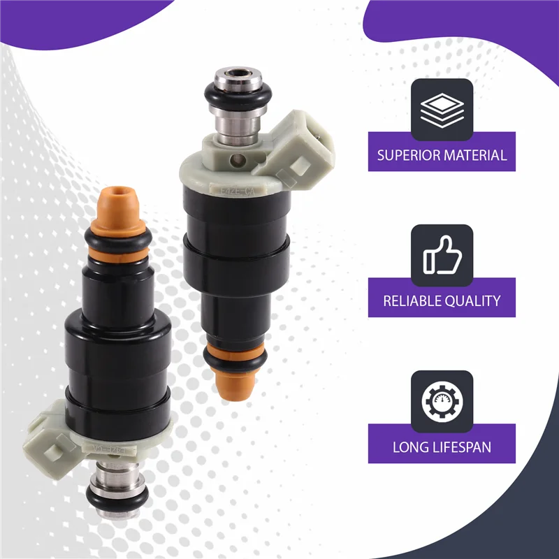 Zestaw 4 dysz wtryskiwaczy paliwa 0280150403, kompatybilny z Ford Mercury Lincoln 5.0L V8 80-85