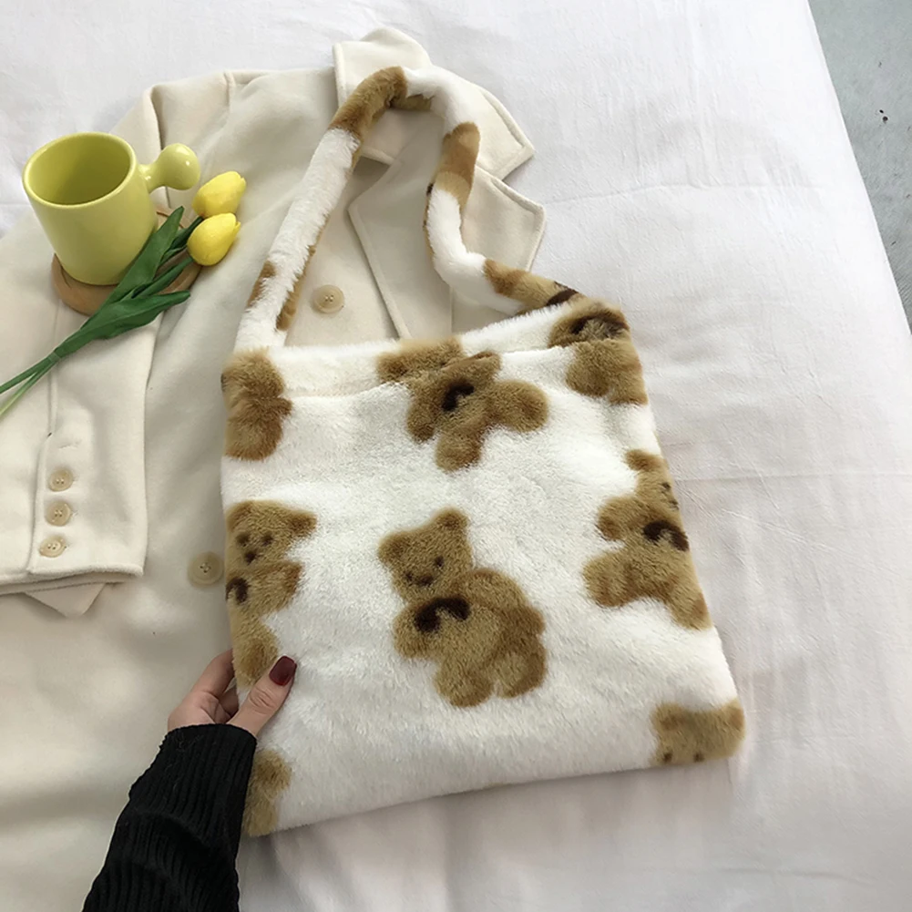 الخريف الشتاء لطيف أفخم حمل حقائب النساء رقيق زهرة حقائب كتف سعة كبيرة حقائب كروسبودي حقيبة ساعي الموضة