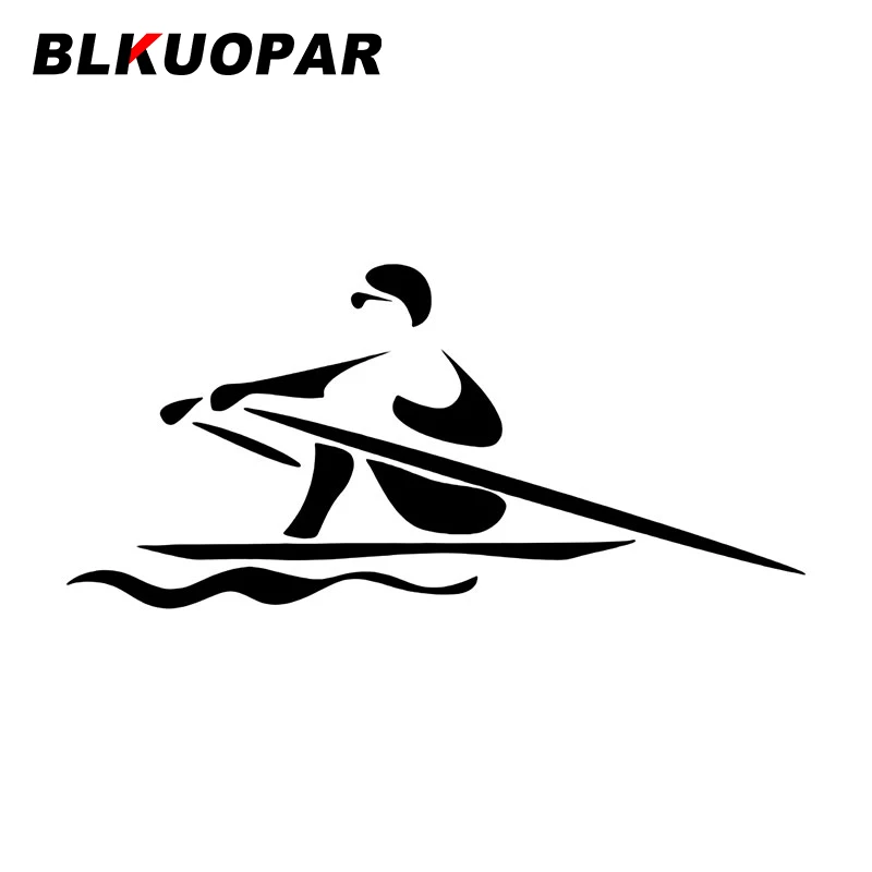 BLKUOPAR Men's Rowing Competition Car Stickers Vinyl Decals Occlusion Scratch Die Cut Fashion Waterproof Bumper Caravan Styling