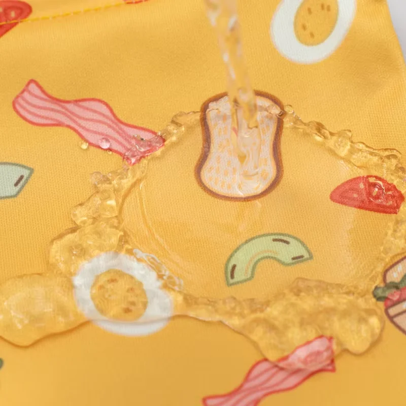 Sac humide lavable réutilisable 3 pièces-tissu en Carton, Anti-fuite pour le rangement des couches de bébé et organisateur de collations |   Sac de collation, sac sec et humide